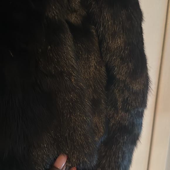 BLACK MINK COAT - Picture 5 of 8
